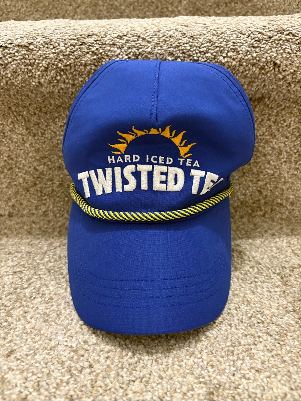 Twisted Tea Hard Iced Tea Blue Snapback Trucker Hat